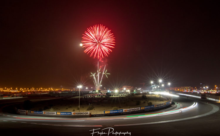 24h Dubai 2017 fireworks