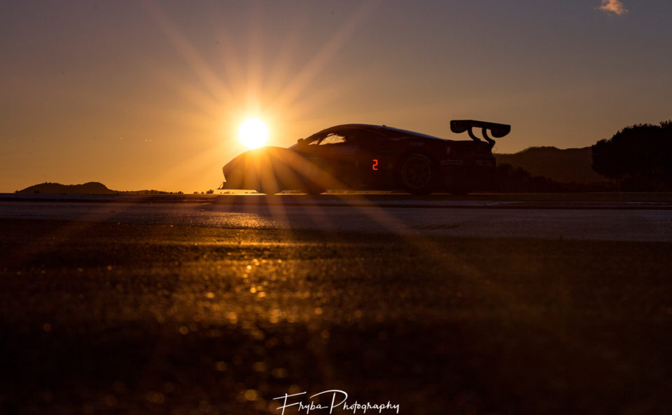 24h Paul Ricard 2017 sunset Ferrari